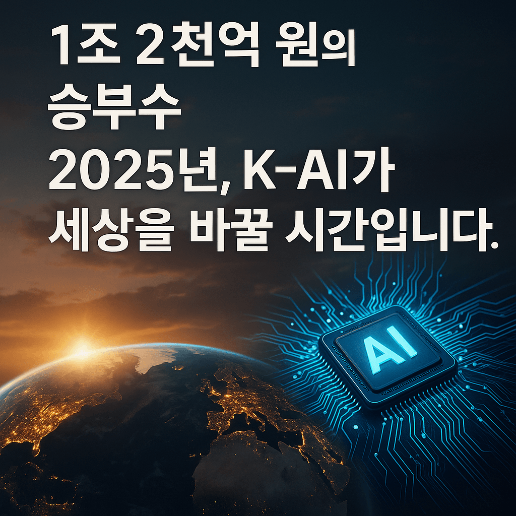 1조 2천억 원의 승부수! 2025년, K-AI가 세상을 바꿀 시간입니다.