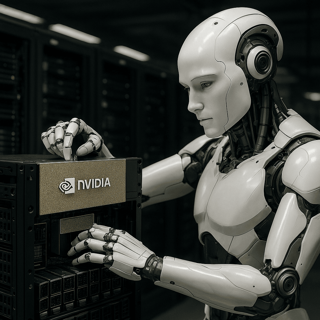 AI가 AI를 생산하는 시대: 1년 후, 휴머노이드 로봇이 엔비디아 AI 서버를 만듭니다.