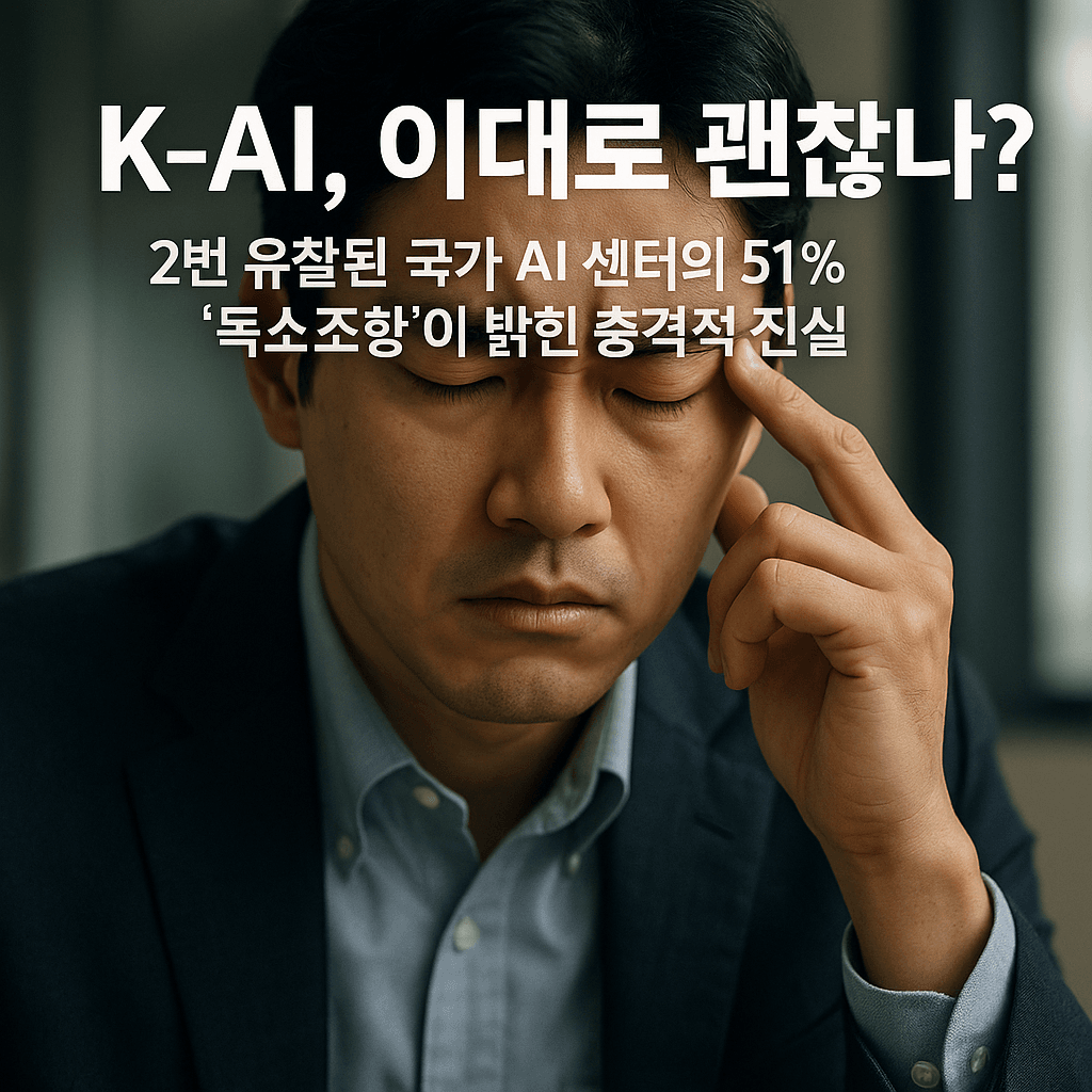 K-AI, 이대로 괜찮나? 2번 유찰된 국가 AI 센터의 51% '독소조항'이 밝힌 충격적 진실