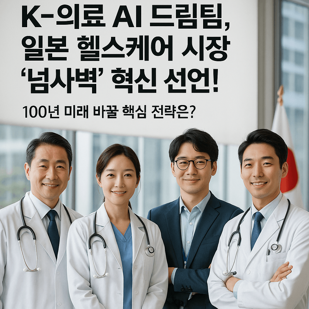 K-의료 AI 드림팀, 일본 헬스케어 시장 '넘사벽' 혁신 선언! 100년 미래 바꿀 핵심 전략은?