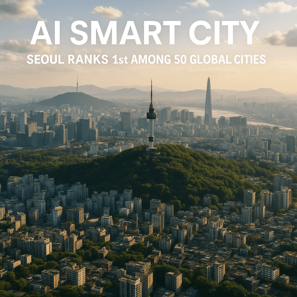 전 세계 50개 도시 중 'AI 스마트시티' 압도적 1위! 서울이 보여준 K-품격이란?