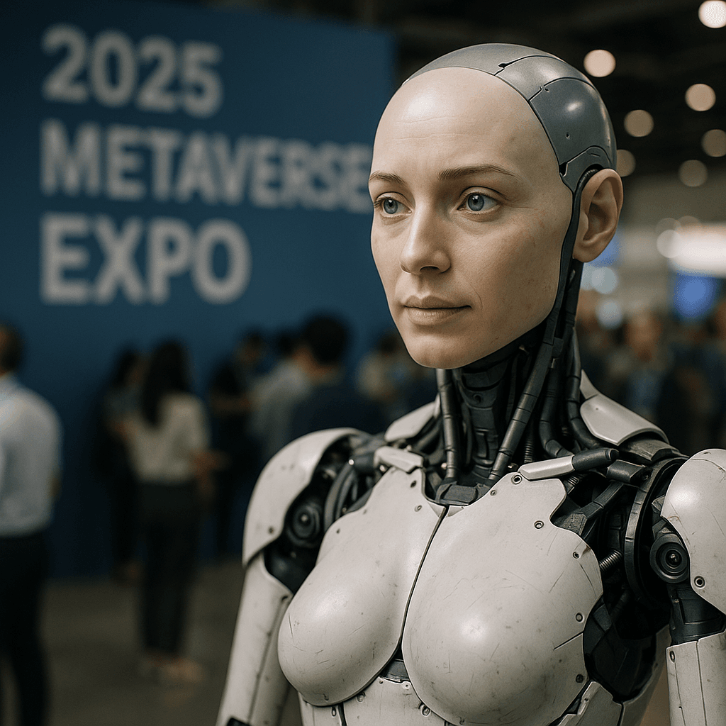 0에서 100까지: 2025 메타버스 엑스포, '아메카'가 보여준 휴머노이드 로봇의 눈부신 진화!