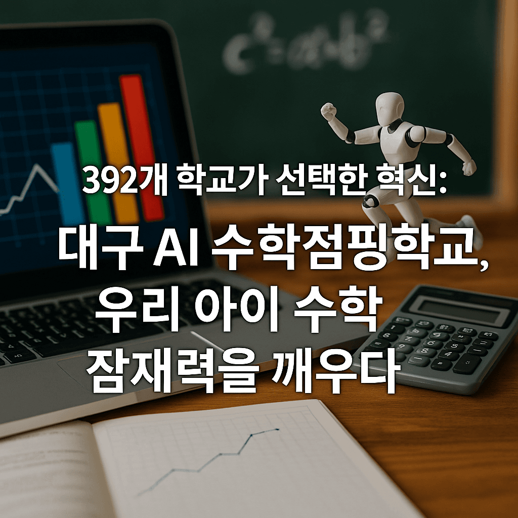 392개 학교가 선택한 혁신: 대구 AI 수학점핑학교, 우리 아이 수학 잠재력을 깨우다