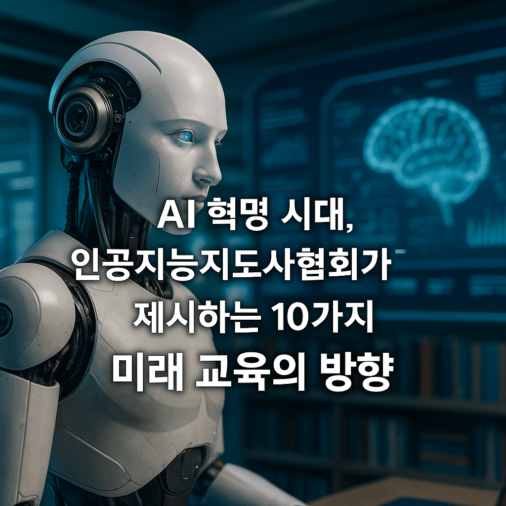 AI 혁명 시대, 인공지능지도사협회가 제시하는 10가지 미래 교육의 방향