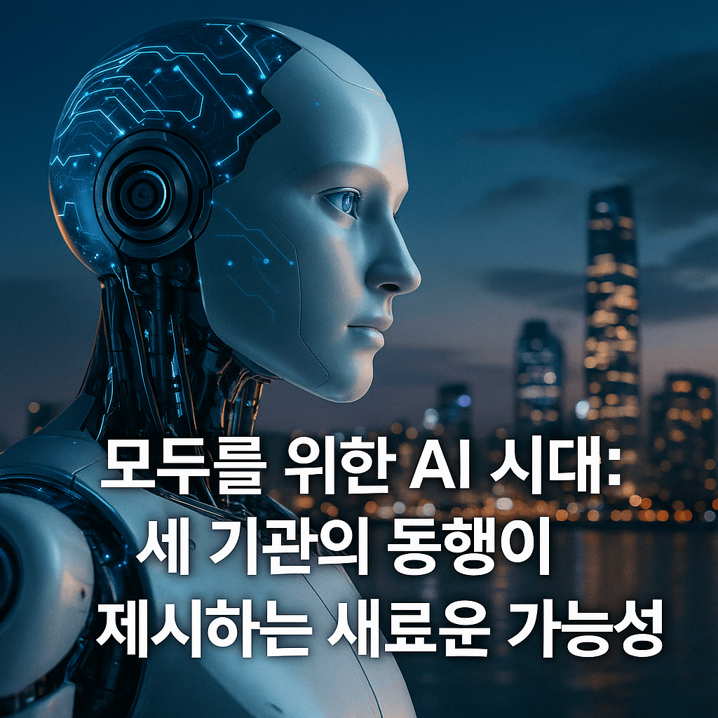 모두를 위한 AI 시대: 세 기관의 동행이 제시하는 새로운 가능성