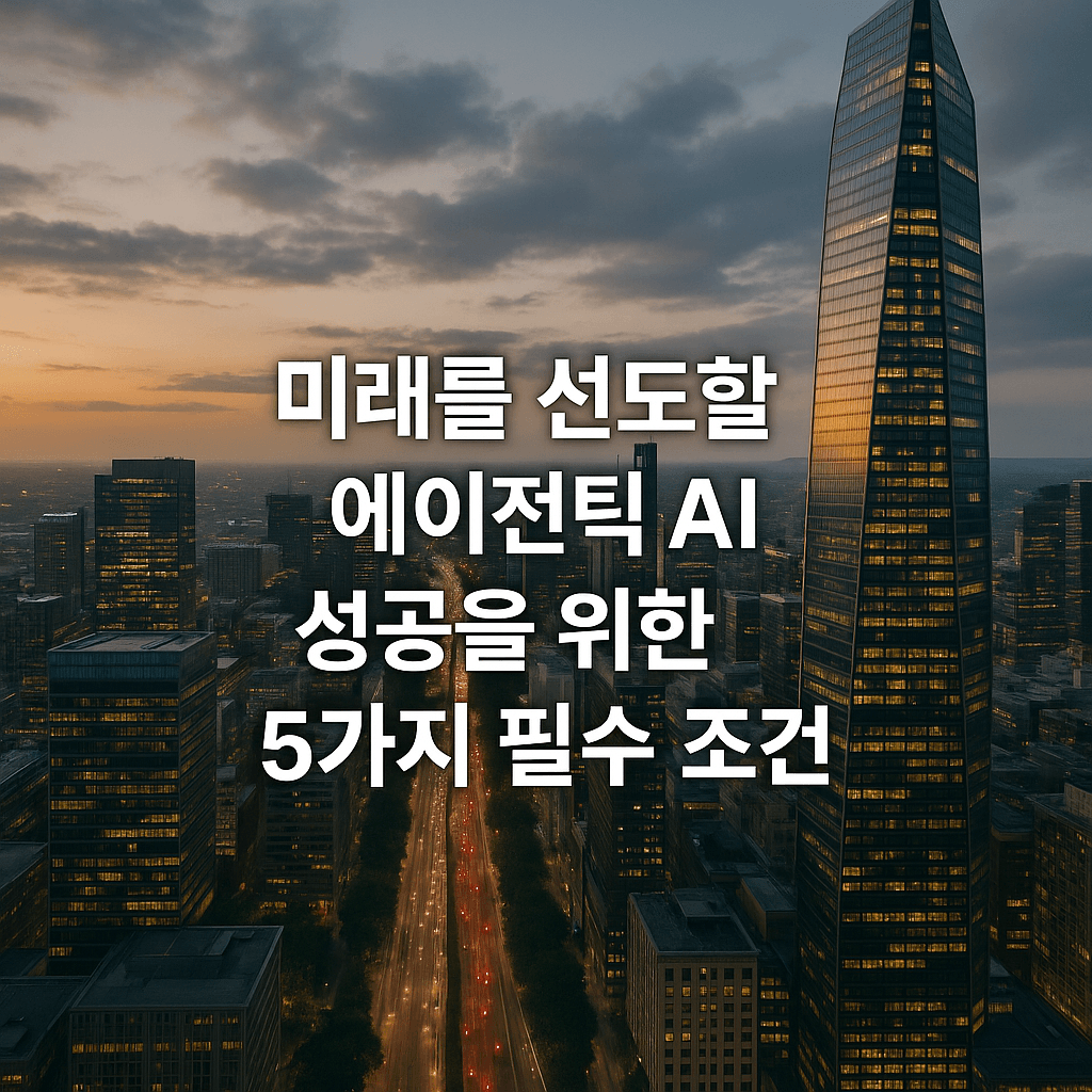 미래를 선도할 에이전틱 AI, 성공을 위한 5가지 필수 조건