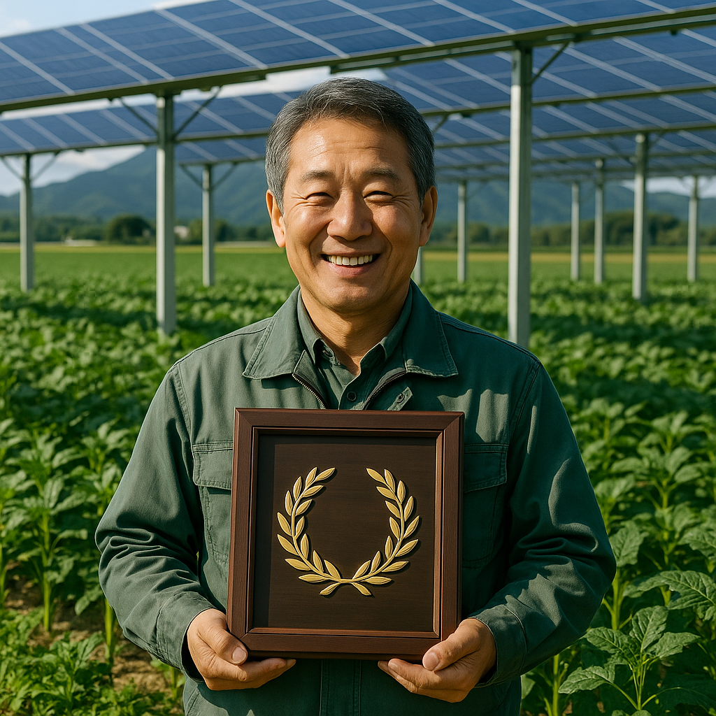대한민국 솔라리그 장관상 영광군, 104% 에너지 자립을 넘어선 영농형 태양광 주민참여 혁신 모델
