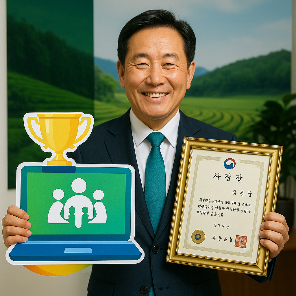 보성군 AI 복지, 전국 '단 2곳'의 위업 달성! 3천 위기가구 발굴로 보건복지부 장관상 수상