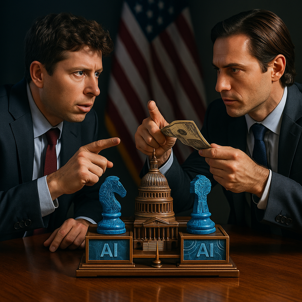 실리콘밸리 290억 원대 AI 규제 전쟁: 앤트로픽과 오픈AI, 인공지능 거버넌스 미래를 건 전례 없는 정치 로비
