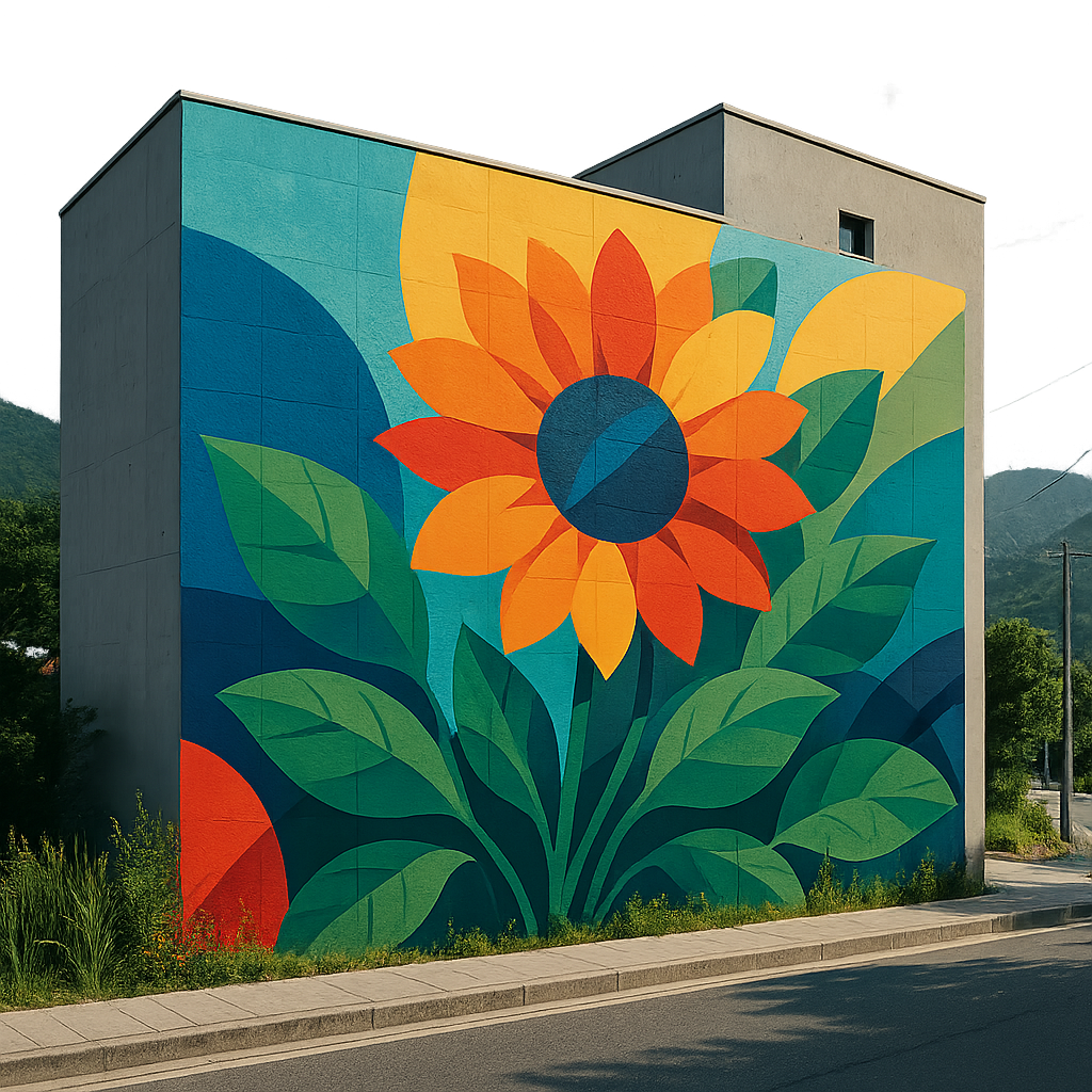 진안 청천면 아트월, 10년 후에도 빛나는 이유: 줌톤의 혁신 기술이 선사한 공공미술의 지속 가능한 예술성