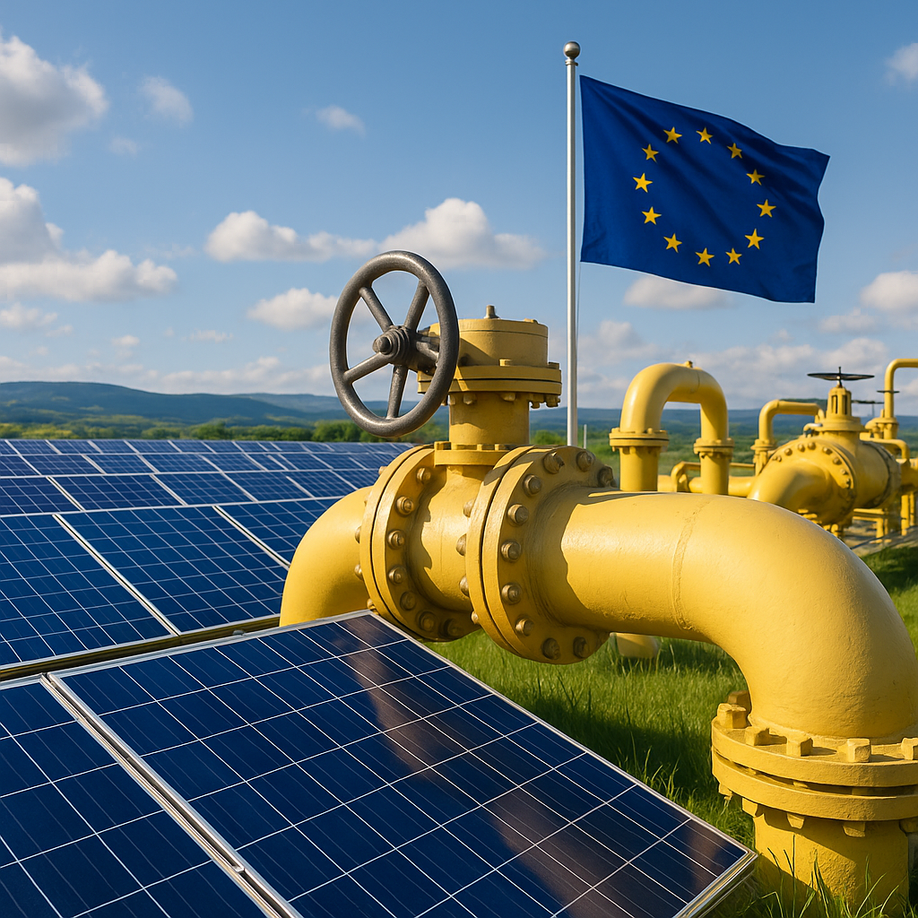 유럽 태양광, 37억 유로로 가스 수입 32% 절감: 에너지 안보를 위한 국내 재생에너지 및 ESS 투자 전략은?